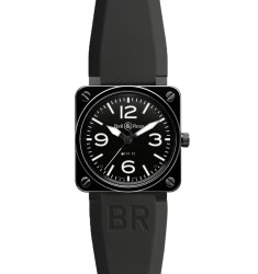 Bell & Ross Automatic 46mm Mens Watch Replica BR 01-92 CERAMIC BLACK